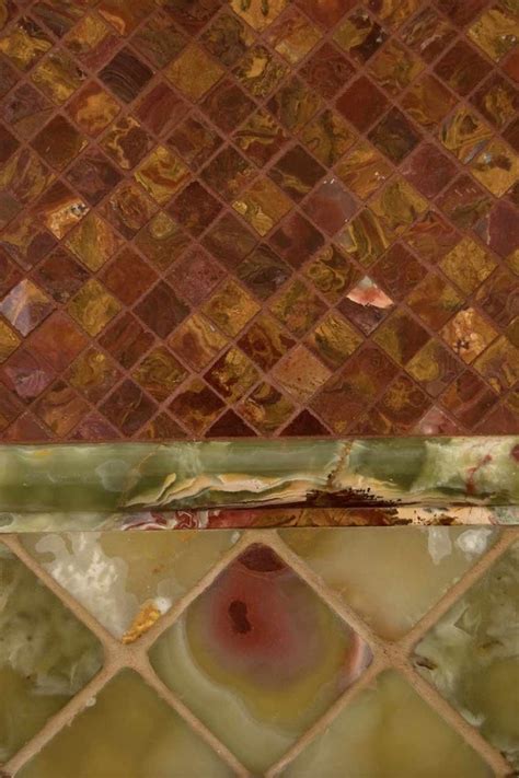 Red And Green Onyx Backsplash Tile | MSI | Backsplash designs, Kitchen backsplash designs ...