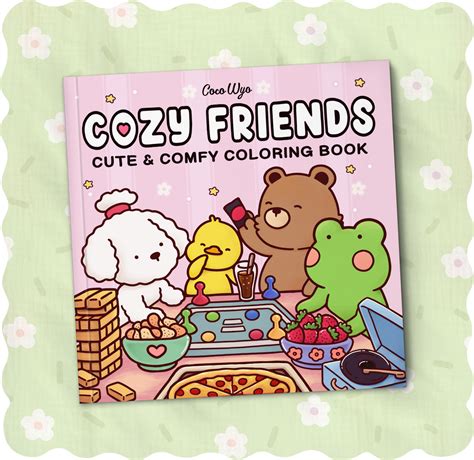 cozy friends coloring book ladybug