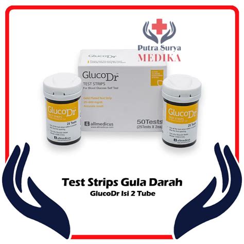 Jual Strip Gluco Dr Cek Gula Darah Glucose Tes Strip Glucodr S