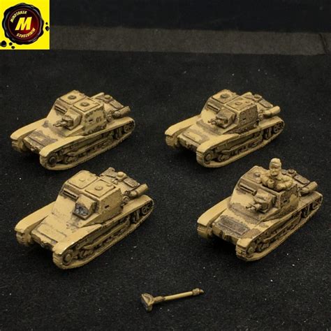 Italian L3/35 Tankette Platoon (x4) - #92269 - Mindtaker Miniatures