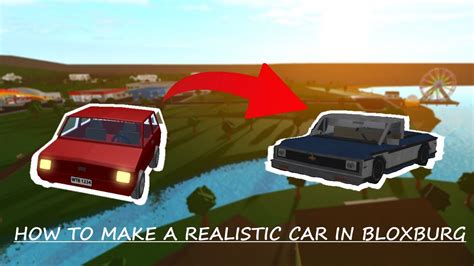 How To Create A Realistic Car On Bloxburg Roblox Youtube