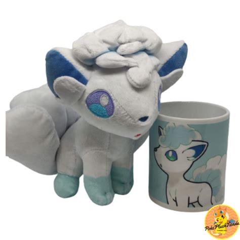 Promo Vulpix Alola Peluche Y Taza PokePlush