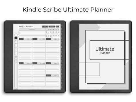 Kindle Scribe Ultimate Planner 2023 And 2024 Get Your Planner Template Pdf