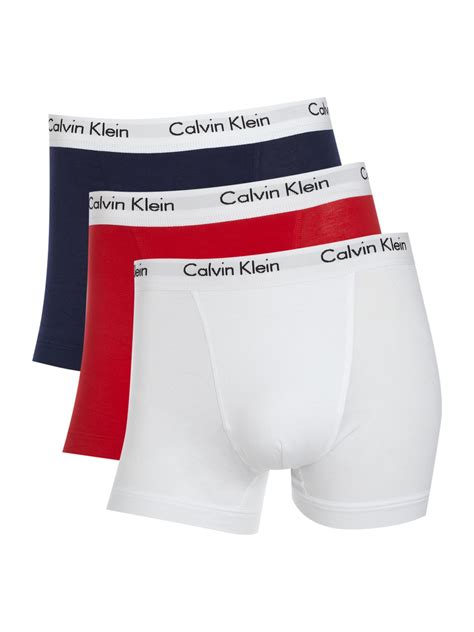 Calvin Klein 3 Pack Underwear Trunk Set In Multicolor For Men Multi Coloured Lyst