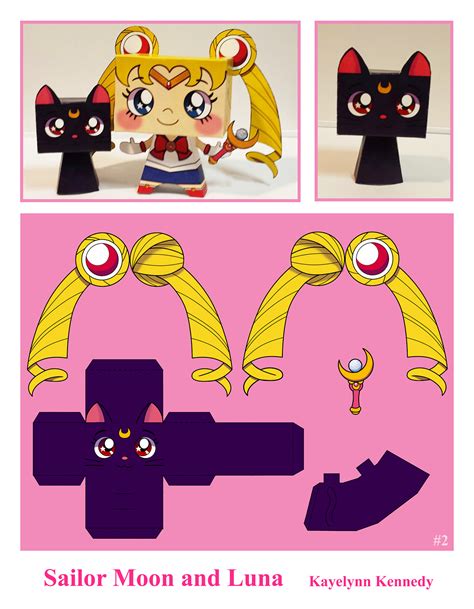 Sailor Moon Papercraft Sailor Moon Paper Model Paperized Crafts