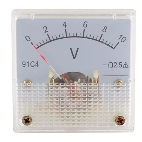 C Dc V Voltm Tre Panneau Analogique Mesure Tension Jauge Mesure