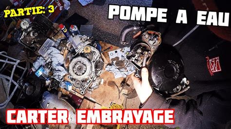 RESTAURATION JOINT SPI ROULEMENT POMPE A EAU Honda 125 CRM YouTube