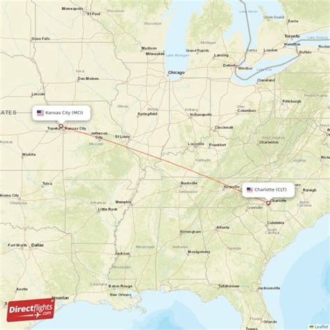 Direct Flights From Charlotte To Kansas City Clt To Mci Non Stop