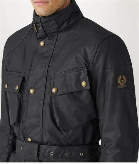 BELSTAFF - TRIALMASTER MOTORCYCLE JACKET - WAXED COTTON BLACK | R_U_I