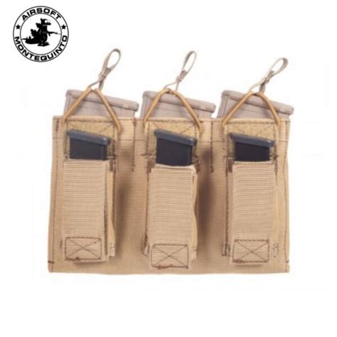 Portacargador Triple M Pistola Tan Acm Airsoft Montequinto