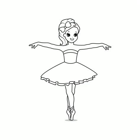 How To Draw A Ballerina Step By Step