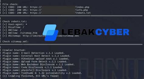 Audit Keamanan Website Dengan Uniscan Di Kali Linux Lebak Cyber