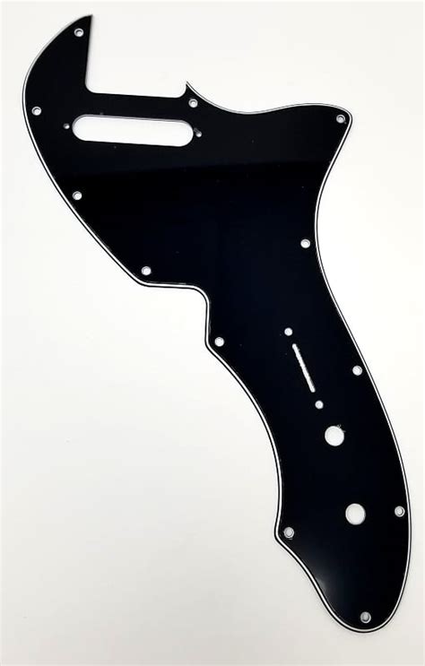 Brio Thinline Pickguard Holes Ply Black Reverb