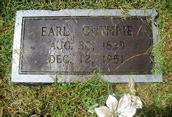 Robert Earl Guthrie 1893 1951 Mémorial Find a Grave