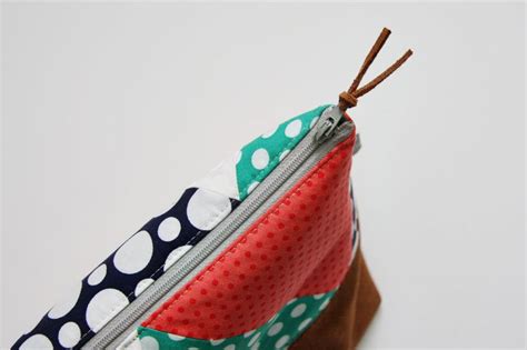 Polka Dot And Leather Pouch Tutorial Leather Pouch Leather Pouch