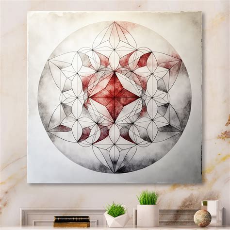 Bungalow Rose Sacred Geometry In Vintage Colour Tones IV Modern