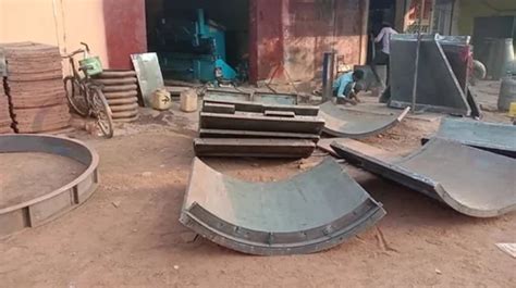 Paloud Mild Steel Half Round Centering Plate Feature Two Part