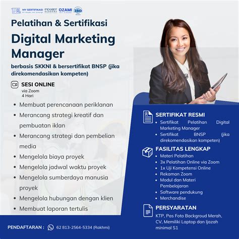 Sertifikasi Bnsp Digital Marketing Manager Mysertifikasi