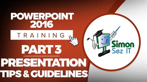 Powerpoint 2016 For Beginners Part 3 Powerpoint Presentation Tips And