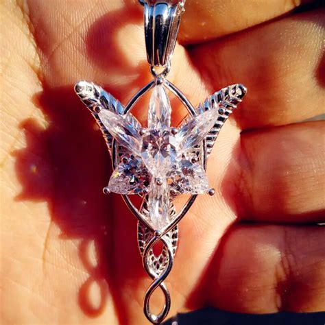 Arwen Evenstar Necklace Sterling Silver Outlet Bellvalefarms