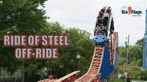 Ride Of Steel Off Ride Footage Six Flags Darien Lake Intamin Hyper