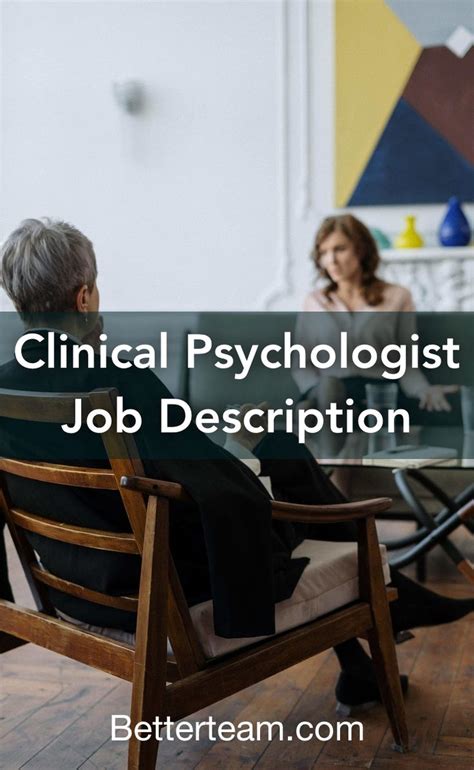 Clinical Psychologist Job Description | Counselor job description ...