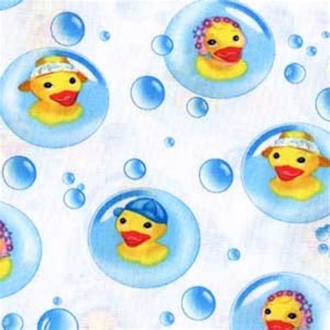 Rubber Ducky Fabric 12 Yard By Michael Miller Fabrics