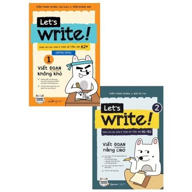 Combo Let s Write Viết Đoạn Không Khó Viết Đoạn Nâng Cao Trọn Bộ 2