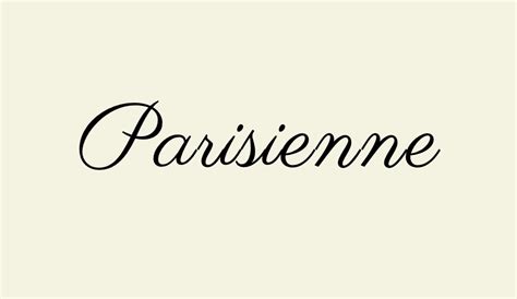 Parisienne Free Font