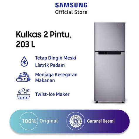 Jual KULKAS SAMSUNG RT19M300BGS 2 Pintu 203 216 Liter DIGITAL INVERTER