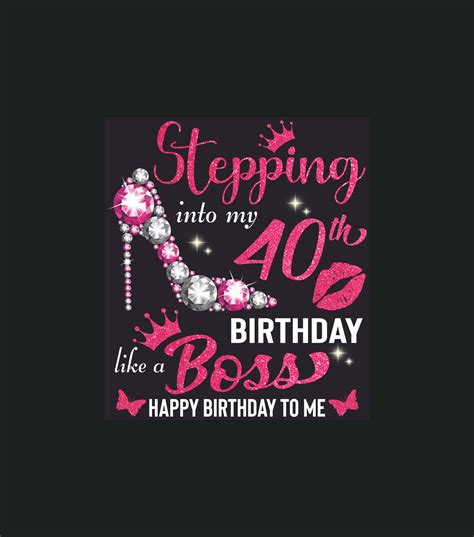 40th Birthday Women SVG Gift For Her 40th Birthday Party 40th Birthday