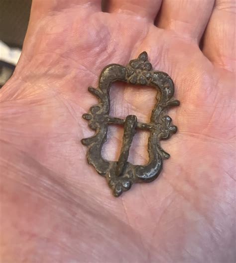 A Stunning Little 17th Century Buckle Found Metal Detecting Swing Beep Dig Repeat