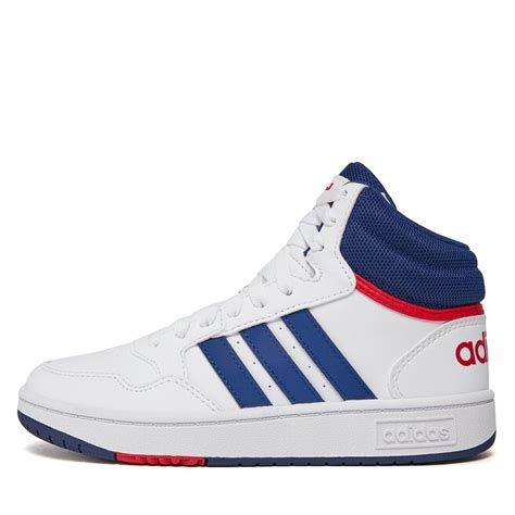 Buty adidas Hoops Mid Shoes GZ9647 Biały eobuwie pl