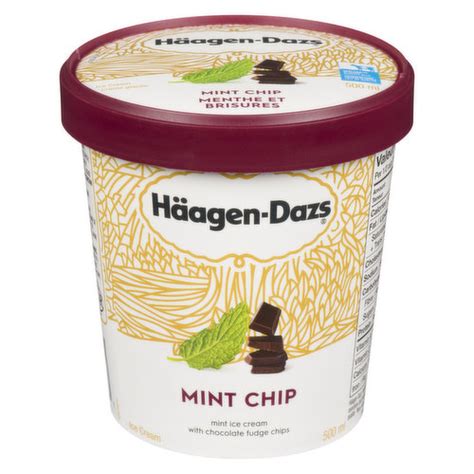 Haagen Dazs Mint Chip Ice Cream