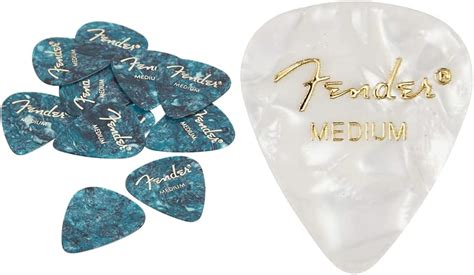 Amazon Fender Premium Celluloid Guitar Picks 351 Shape Ocean