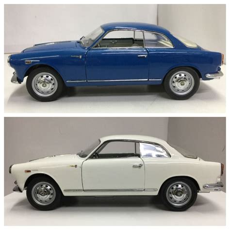 La Mini Miniera Alfa Romeo Giulietta Sprint Blue White