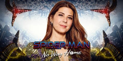 Marisa Tomei On Spider Man No Way Home Aunt May And Director Jon Watts