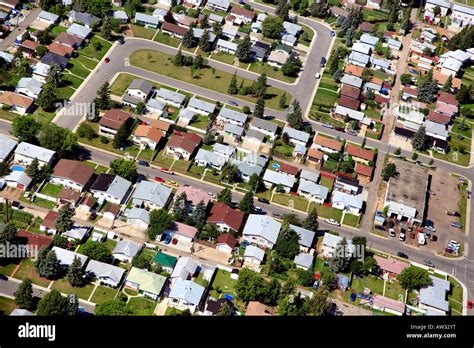 Residential area in Edmonton, Alberta, Canada Stock Photo - Alamy