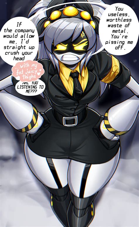 Rule 34 1girls Angry Belt Belt Buckle Breasts Business Suit Dialogue English Text Female Only