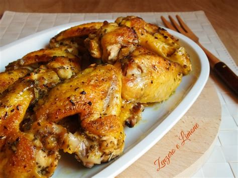 Ali Di Pollo Al Forno Ricetta Semplice Zenzero E Limone