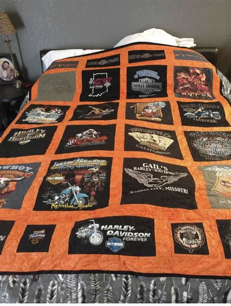 Harley Davidson T Shirt Quilt Harley Davidson T Shirts Shirt Quilt