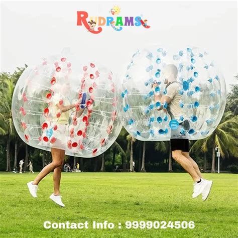 Transparent White Pvc Body Zorb Ball Feet Capacity Single Kid At