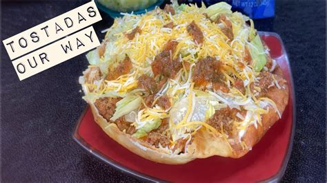 Ground Beef Tostadas Easy Tex Mex Recipe Youtube