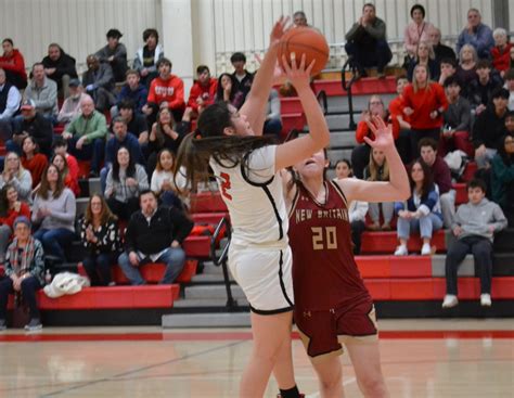 Emily Knowles Finishes Off The Steal With The Basket Against New