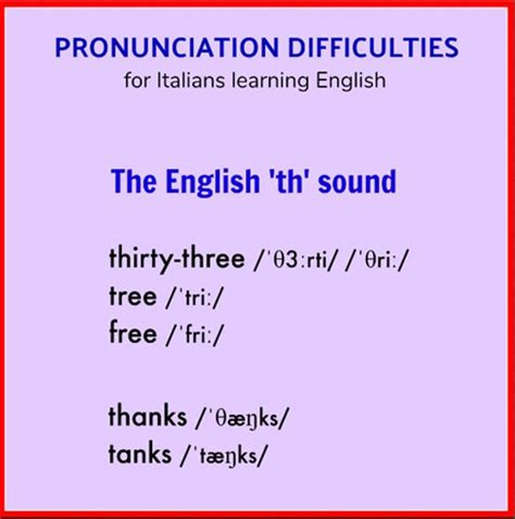 Pronunciation Difficulties For Italians Learning English Blog