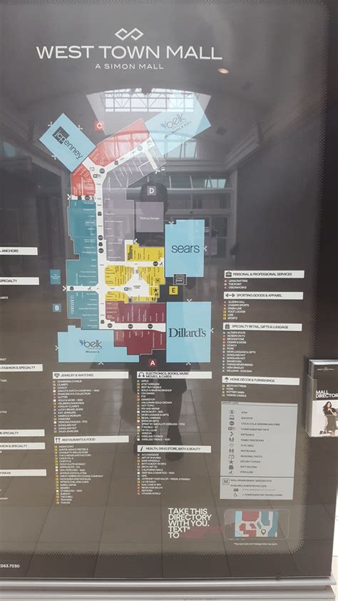 West Town Mall Store Map - Brenda Tatiania