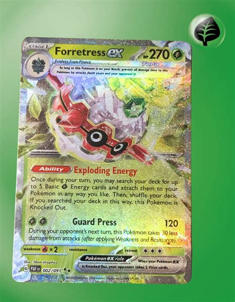 Forretress Ex Paldean Fates Tcg Coleccionistas