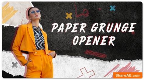 Videohive Paper Grunge Opener Free After Effects Templates