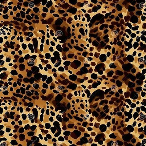 Leopard Skin Texture Seamless Pattern Animal Leather Design Ai