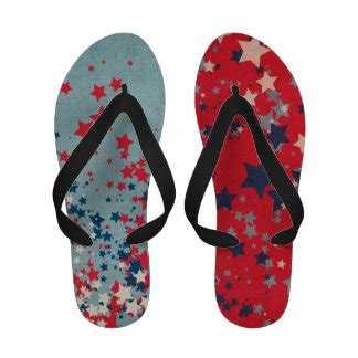 Patriotic Beach Flip Flops Patriotic Beach Sandal Footwear For Women Men